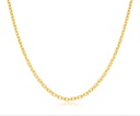 SOLID HAMMERED DIAMOND CUT CABLE 2.2MM