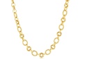 9CT SILVER FILLED FANCY TWIST & PLAIN LINK 11.1MM