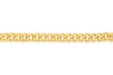 9CT SILVER FILLED INDIVIDUAL CURB LINK FLAT WIRE