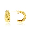 9Y SCALLOPED HALF CURVED STUD