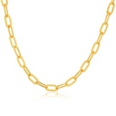 SOLID OVAL CABLE HAMMERED 7.2MM WIDE