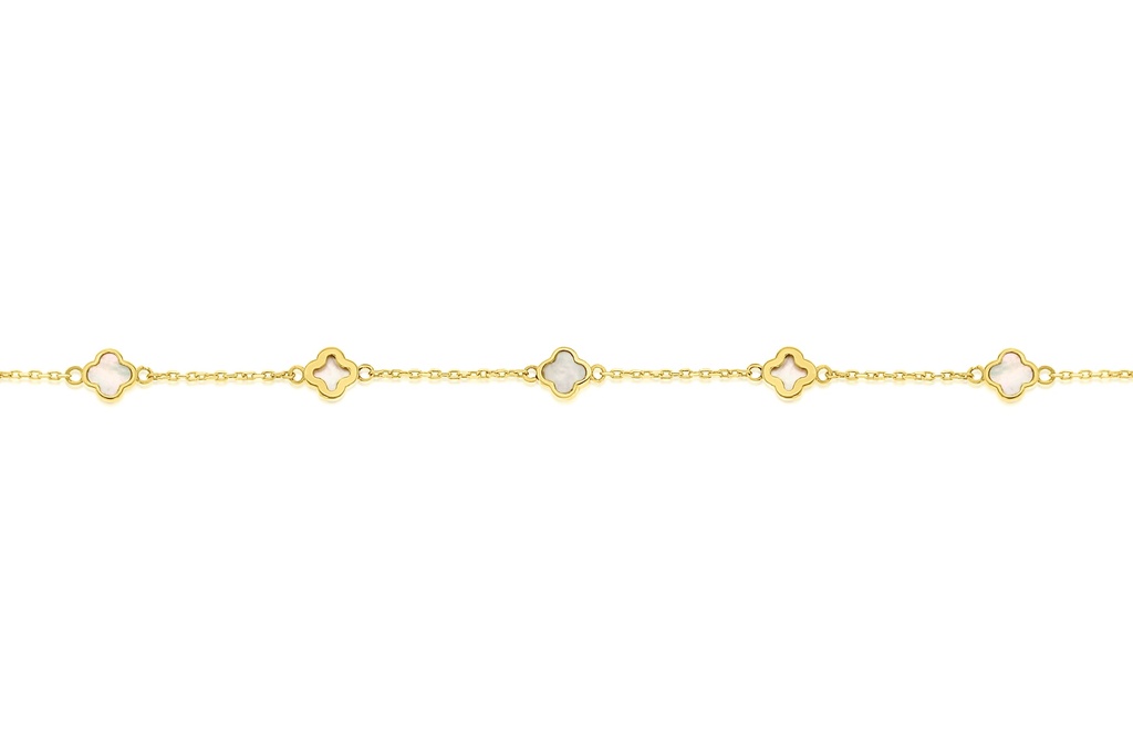 9Y MINI CLOVER M.O.P. BRACELET