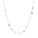 9Y SMALL HANGING DISC NECKLACE