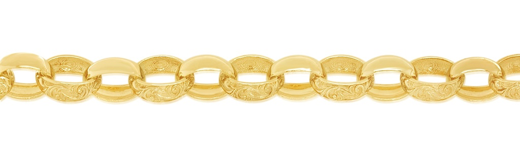[CTBE OV44 9Y-19CM] SOLID OVAL ENGRAVED BELCHER 9.0MM (9Y, 19CM).webp
