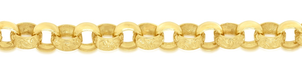 [CTBE R45 9Y-19CM] SOLID ROUND ENGRAVED BELCHER 9.5MM (9Y, 19CM).webp