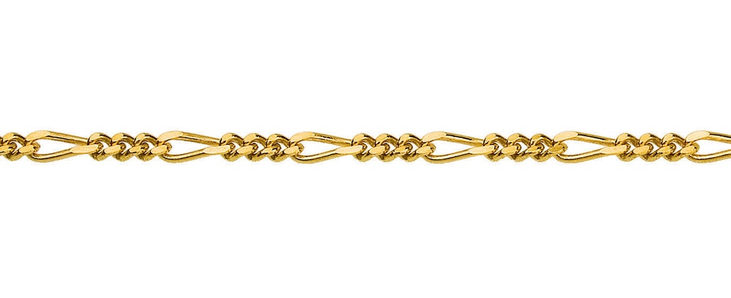 SOLID FIGARO 1+3 DIAMOND CUT 5.5MM