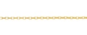 SOLID DIAMOND CUT OVAL BELCHER 1.2MM