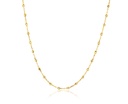 9Y CABLE WITH D/CUT BALLS NECKLACE