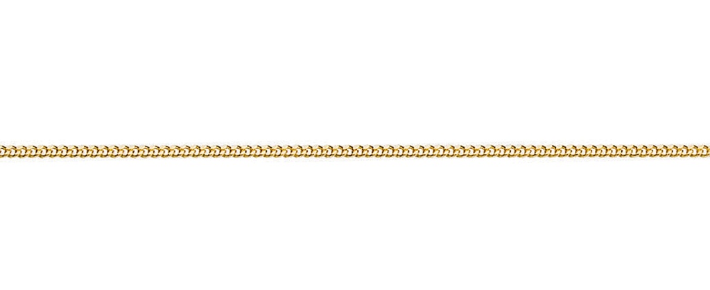 SOLID DIAMOND CUT CURB CHAIN 1.6MM