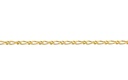SOLID FIGARO 1+1 DIAMOND CUT 2.2MM