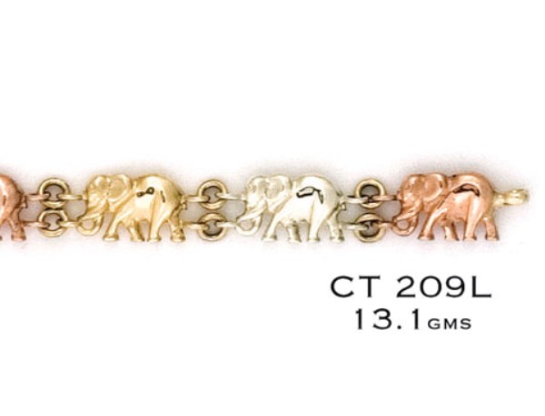 SOLID ELEPHANT BRACELET