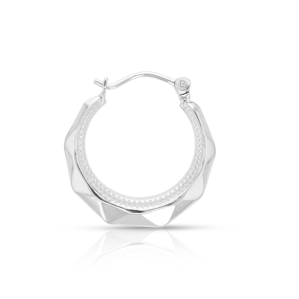 ## 9W FACETED CRESCENT 14MMHOOP