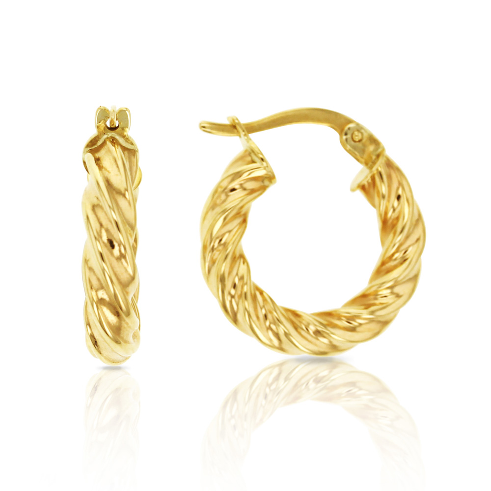 ## 9Y 3MM X 10MM TWISTED HOOPS