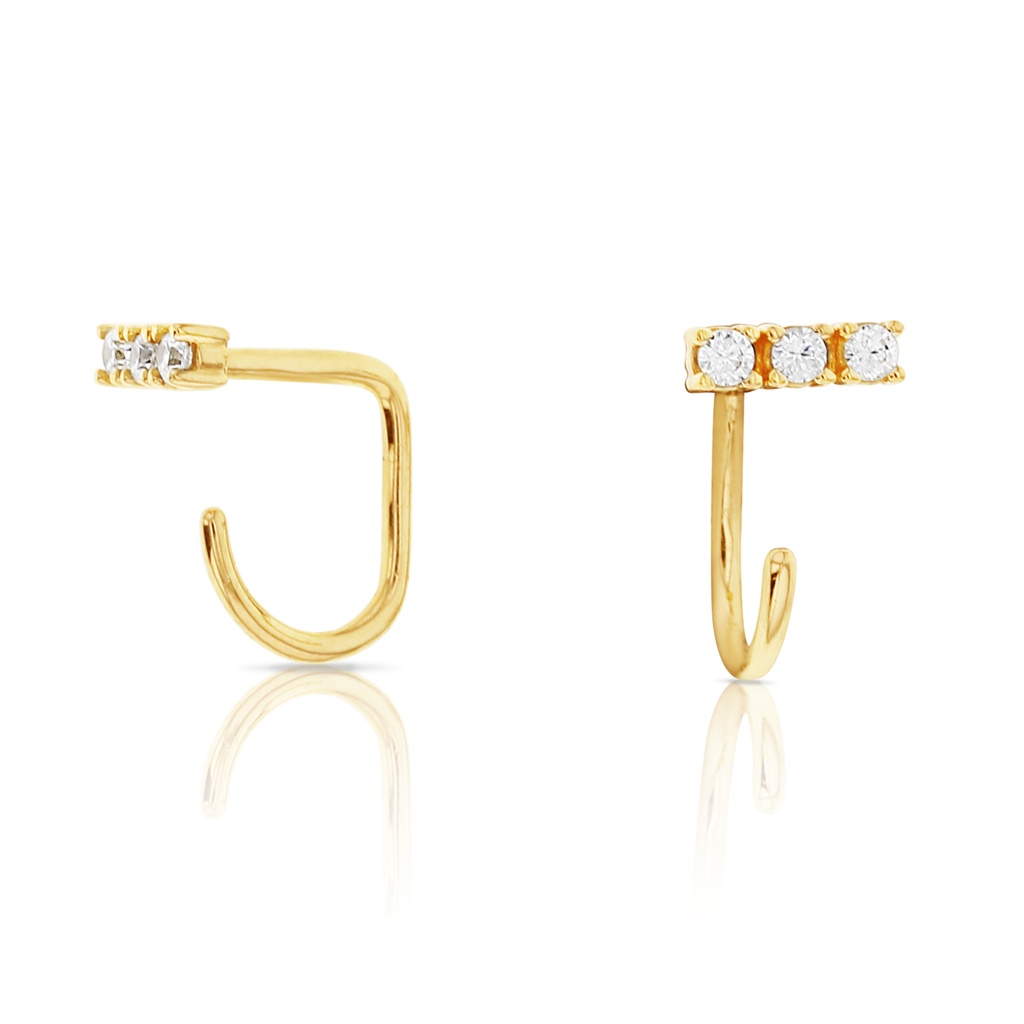 ## 9Y MINI CZ BAR WRAP AROUND