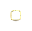 ## 9Y 14.4MM SPACED CZ BORDER ROUNDED SQUARE ENHANCER CLIP