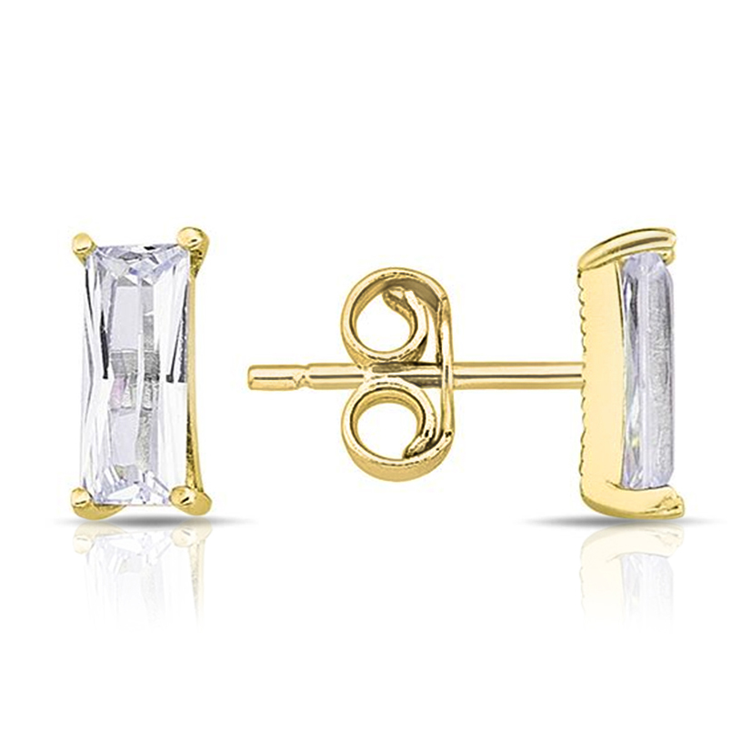 9Y LONG RECTANGULAR CRISS CUT BAGUETTE 3MM