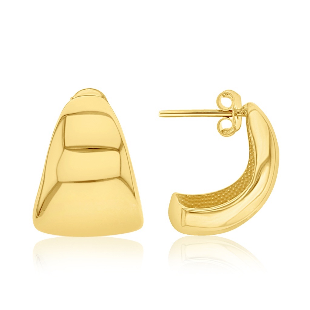### 9Y POLISHED HALF CURVED STUD