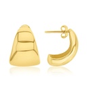 ### 9Y POLISHED HALF CURVED STUD