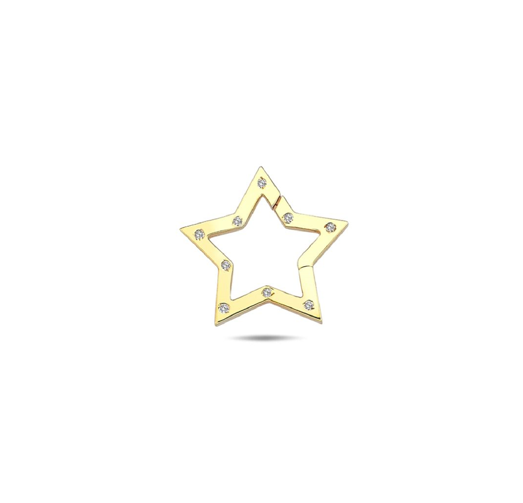 ## 9Y 15MM CZ BORDER STAR ENHANCER CLIP