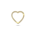## 9Y 15.6MM CZ BORDER HEART ENHANCER CLIP