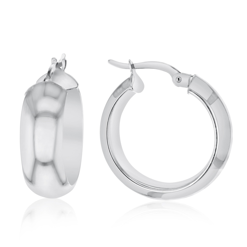 9W THICK HOOP EARRING