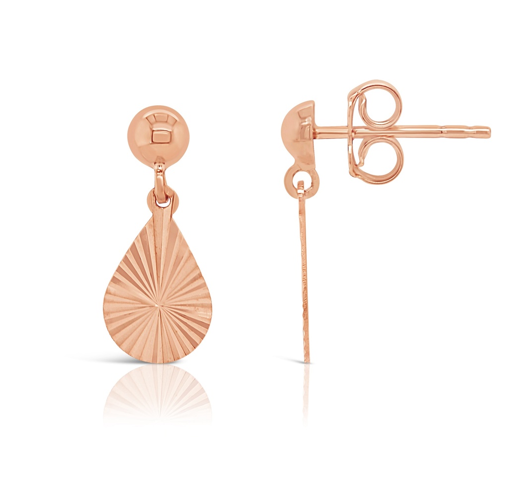 ## 9R RIPPLE TEARDROP STUD DROP