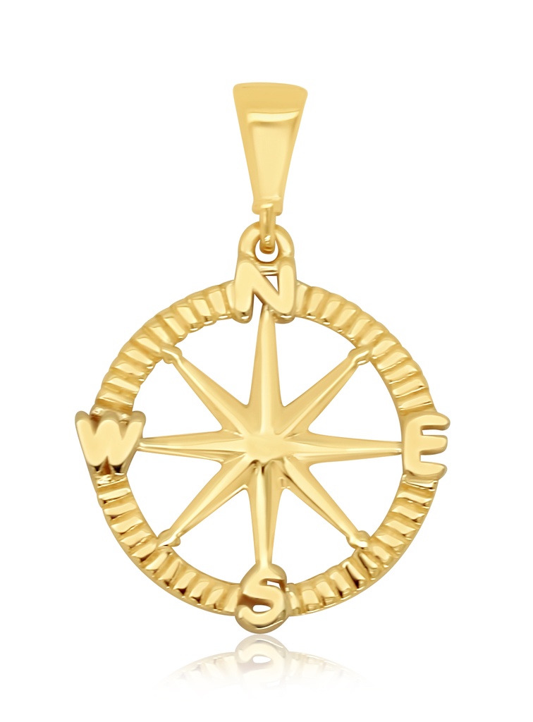 ### 9Y OPEN COMPASS PENDANT