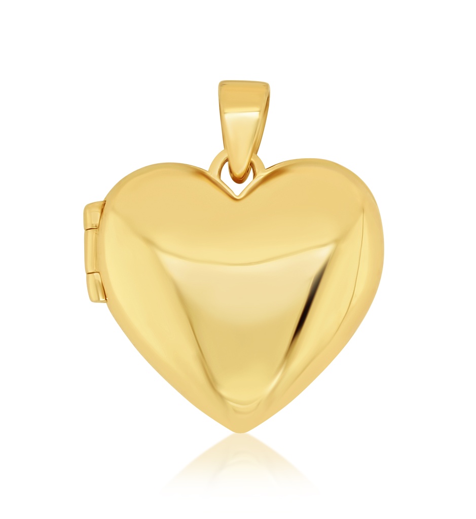 9Y HEART LOCKET PENDANT - 16MM