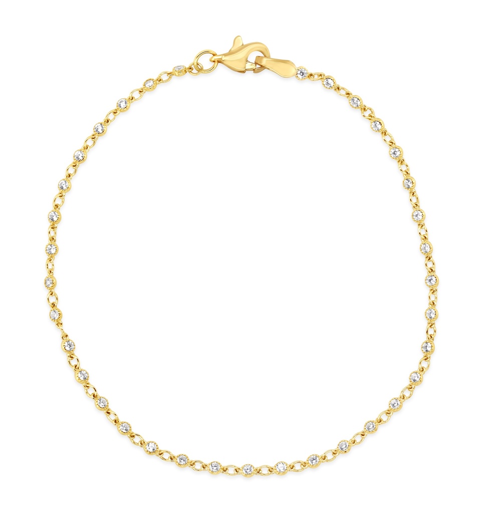 ## 9Y MULTI MINI CZ BRACELET