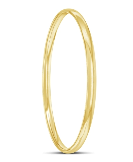 9CT SILVER FILLED COMFORT FIT 4.5MM BANGLE