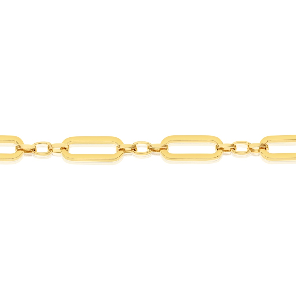 SOLID PLAIN OPEN FLAT OVAL BARS