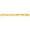 SOLID OVAL ENGRAVED BELCHER 9.0MM