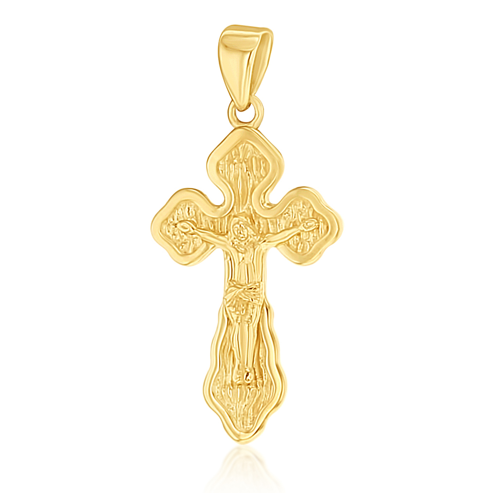### 9Y TEXTURED ORTHODOX CRUCIFIX