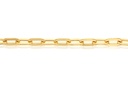 SOLID OVAL CABLE HAMMERED 7.9MM WIDE