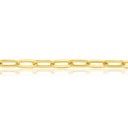 SOLID OVAL CABLE HAMMERED 9.5MM WIDE