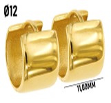 9Y 11MM WIDE PLAIN HUGGIE