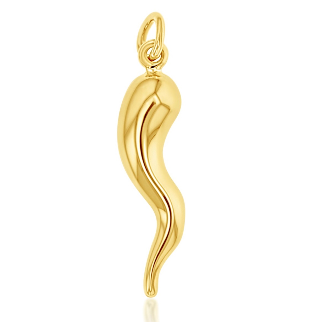 9Y MEDIUM HORN CHILLI PENDANT - 16MM