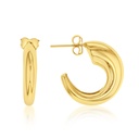 9Y HOOK STYLE TAPERED STUD EARRING