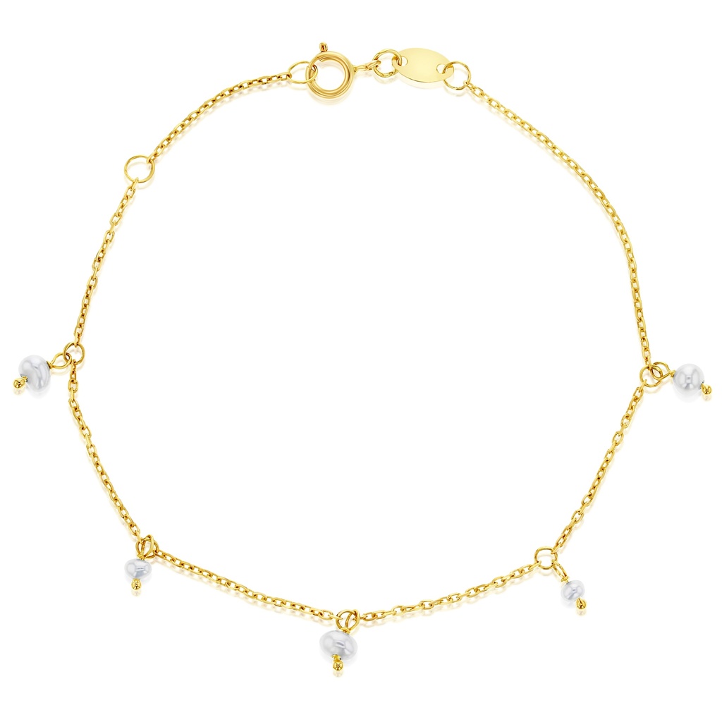 9Y FRESHWATER PEARL DROPLET BRACELET