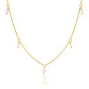 9Y FRESHWATER PEARL DROPLET NECKLACE