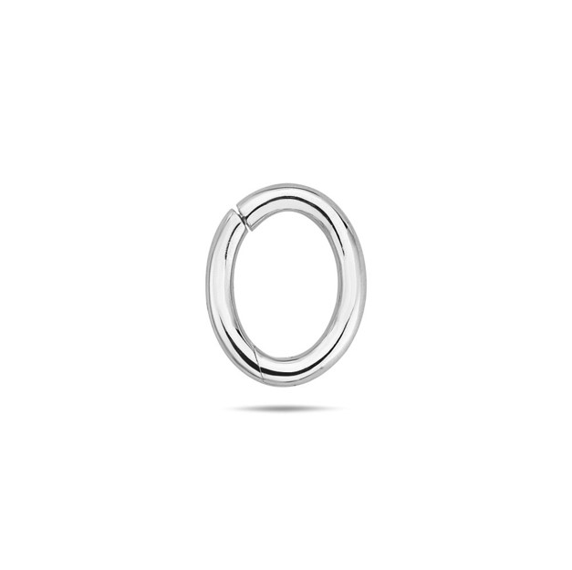 SS 11.9MM ROUNDED OVAL ENHANCER CLIP