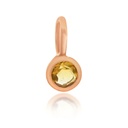 9R MINI CITRINE CHARM
