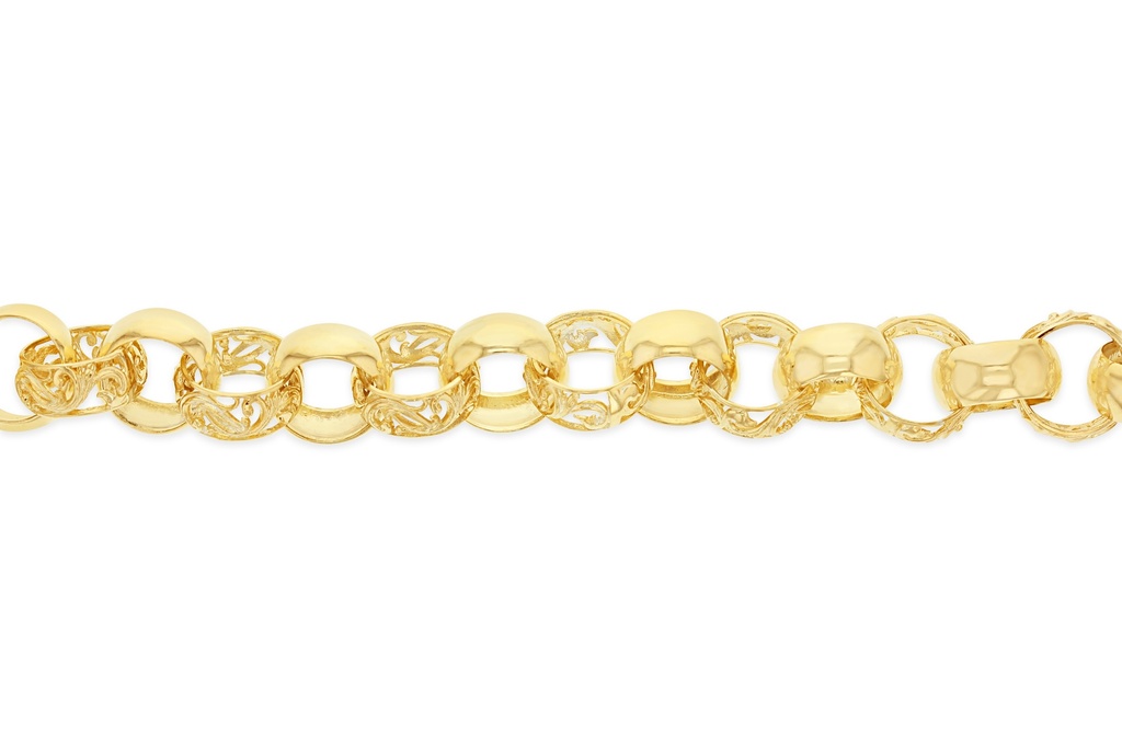 SOLID ROUND FILIGREE BELCHER 12.4MM