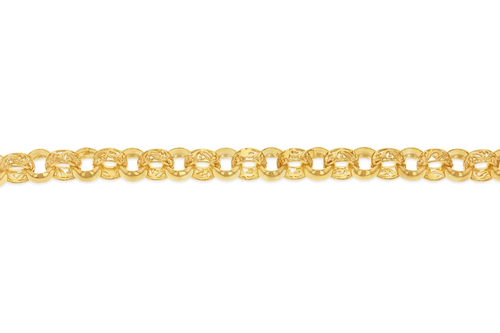 SOLID ROUND FILIGREE BELCHER 7.7MM
