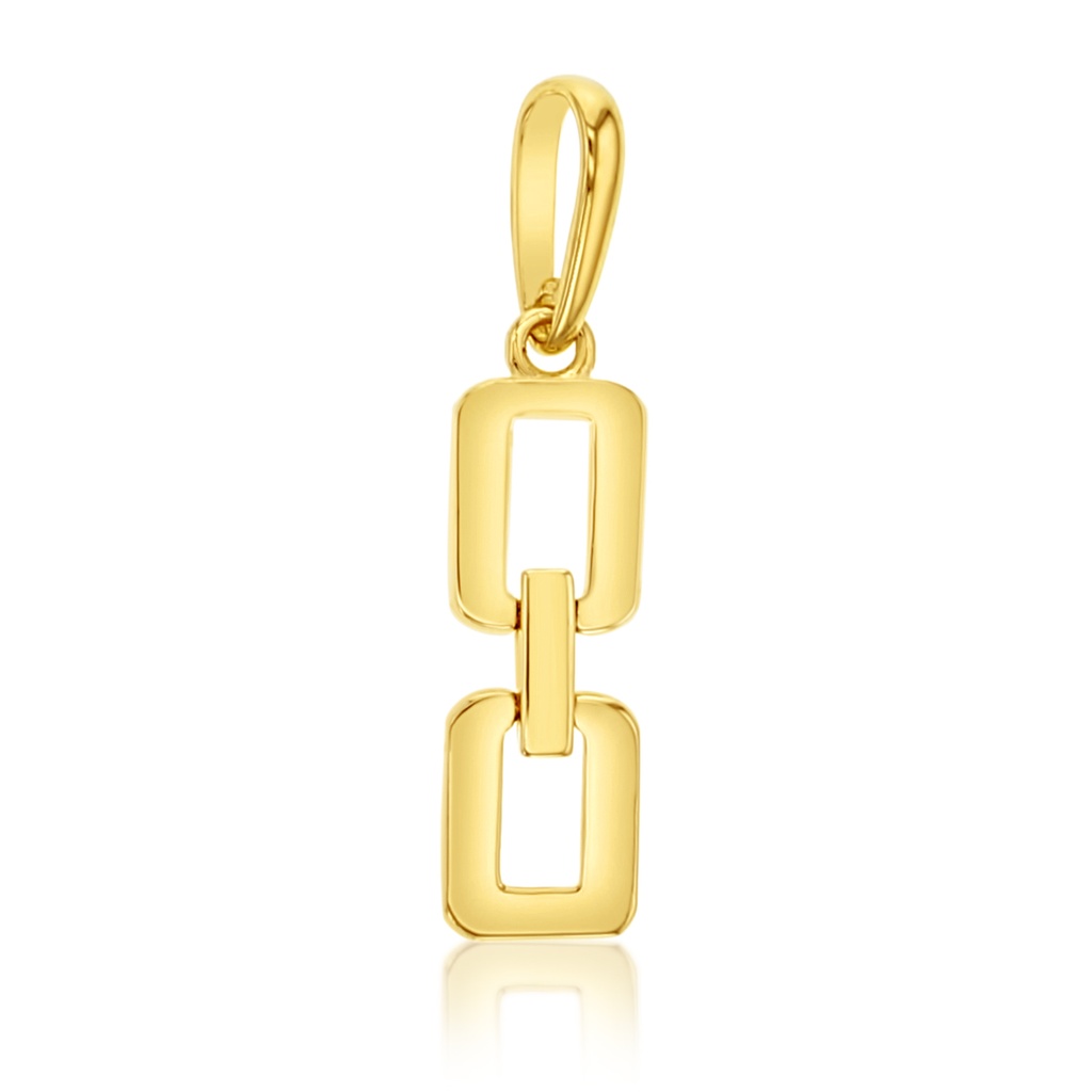 ## 9Y FLAT CHAIN LINK PENDANT