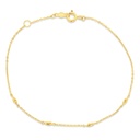 9Y FINE BRACELET WITH SCATTERED OVAL BARS