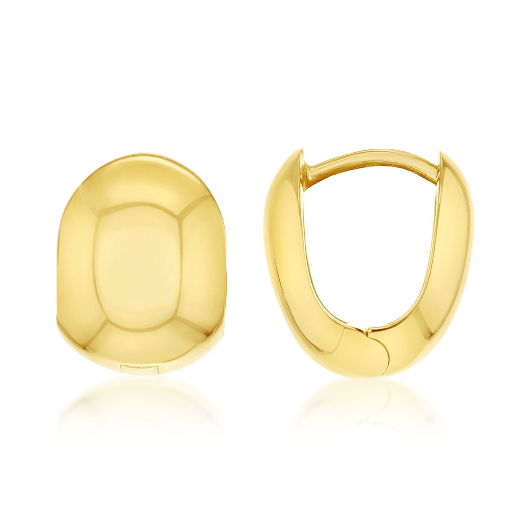 9Y SMALL PLAIN BUTTON CLAM HUGGIE