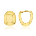9Y SMALL PLAIN BUTTON CLAM HUGGIE