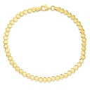 ## 9Y INTERWOVEN ALTERNATING TEARDROP BRACLET