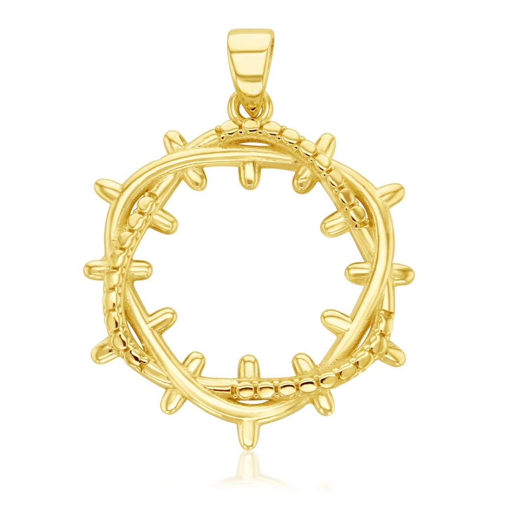 ### 9Y CROWN OF THORNS PENDANT